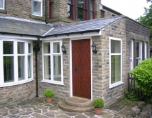 Exterior Oak door