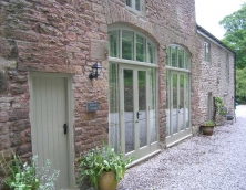 Two pairs of Arched Top French Doors