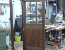 Georgian Door in the workshop