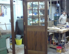 Georgian Door in the workshop