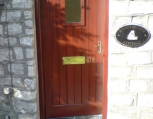Hardwood Cottage Door.