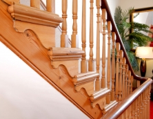 Decorative string on a bespoke staircase